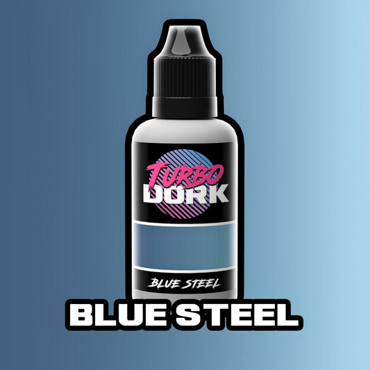 Turbo Dork Blue Steel Metallic Acrylic Paint 20ml Bottle