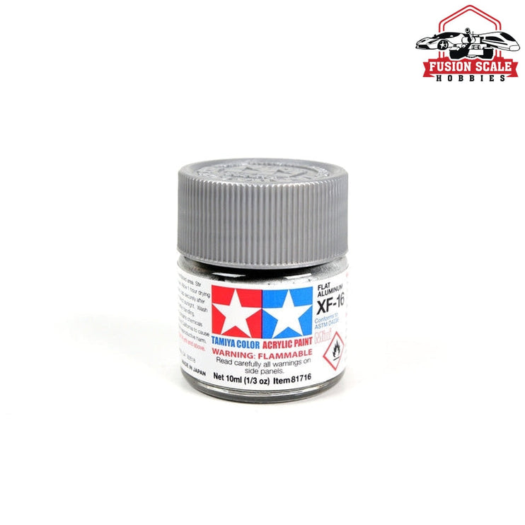 Tamiya Acrylic Mini XF-16 Flat Aluminum 10ml Bottle Model Parts Warehouse