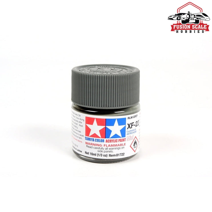 Tamiya Acrylic Mini XF-22 RLM Grey 10ml Bottle Model Parts Warehouse