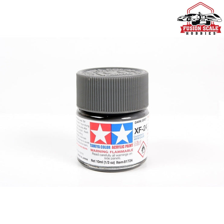 Tamiya Acrylic Mini XF-24 Dark Grey 10ml Bottle Model Parts Warehouse