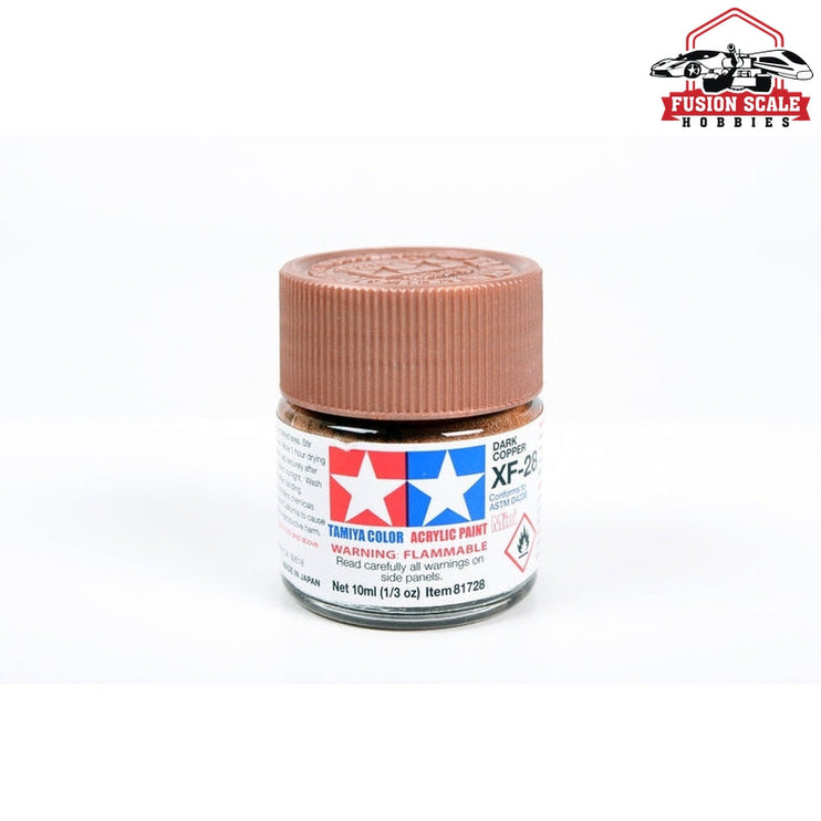 Tamiya Acrylic Mini XF-28 Dark Copper 10ml Bottle Model Parts Warehouse