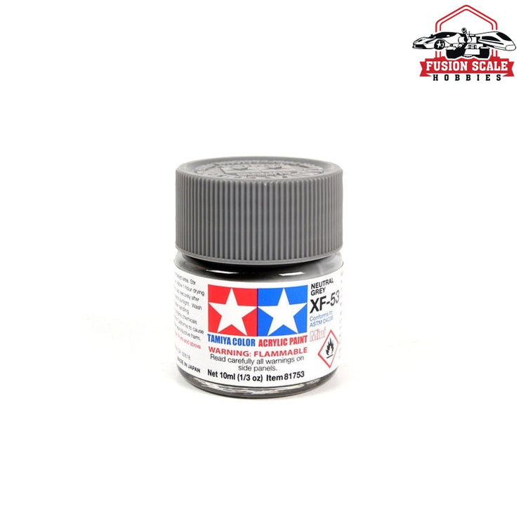 Tamiya Acrylic Mini XF-53 Neutral Grey 10ml Bottle Model Parts Warehouse