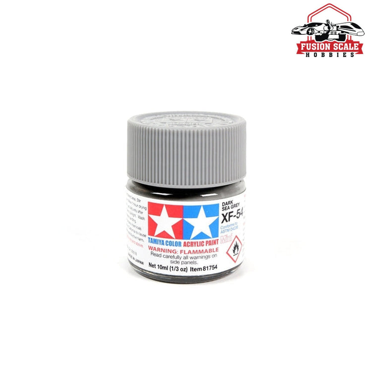 Tamiya Acrylic Mini XF-54 Dark Sea Grey 10ml Bottle Model Parts Warehouse