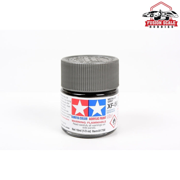 Tamiya Acrylic Mini XF-56 Metallic Grey 10ml Bottle Model Parts Warehouse