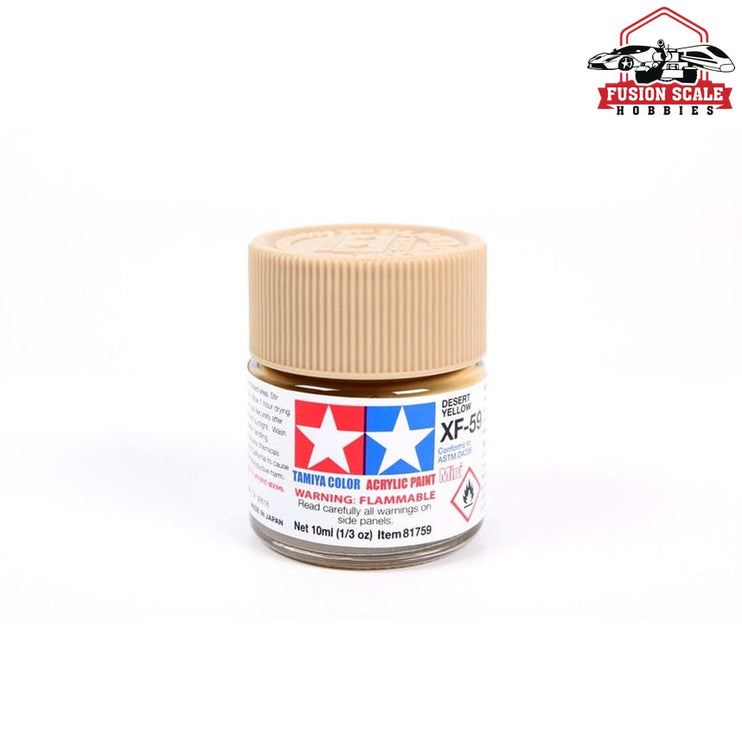 Tamiya Acrylic Mini XF-59 Desert Yellow 10ml Bottle Model Parts Warehouse