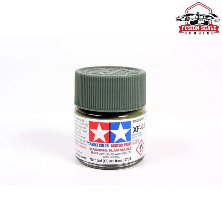 Tamiya Acrylic Mini XF-65 Field Grey 10ml Bottle Model Parts Warehouse