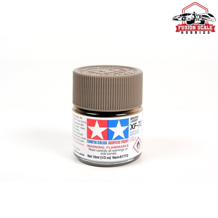 Tamiya Acrylic Mini XF-72 Brown 10ml Bottle Model Parts Warehouse