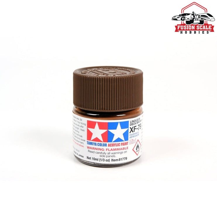 Tamiya Acrylic Mini XF-79 Deck Brown 10ml Bottle Model Parts Warehouse