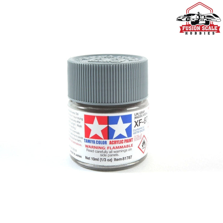 Tamiya Acrylic Mini XF-87 IJN Grey (Maizuru Arsenal) 10ml Bottle Model Parts Warehouse