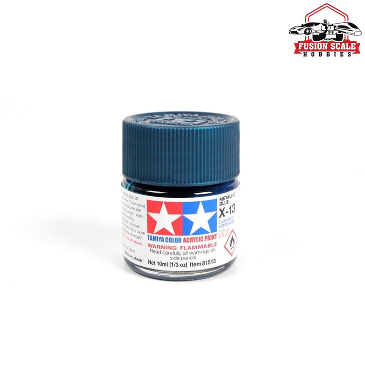 Tamiya Acrylic X-13 Metallic Blue 10ml Bottle Model Parts Warehouse