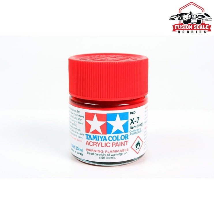 Tamiya Acrylic X-7 Red 23ml Bottle Model Parts Warehouse