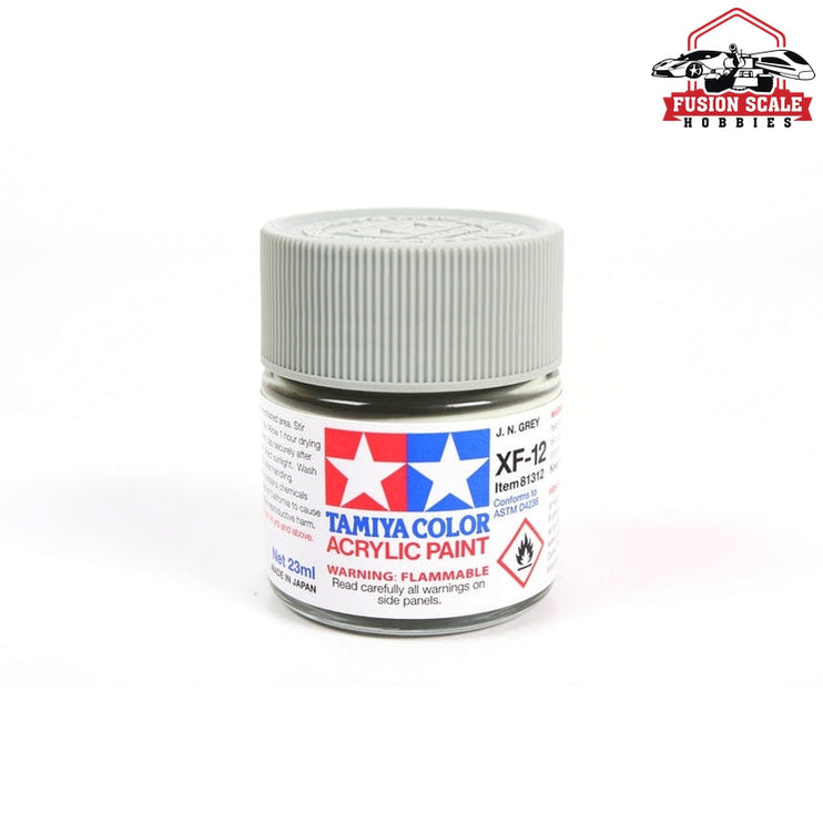 Tamiya Acrylic XF-12 J.N. Grey 23ml Bottle Model Parts Warehouse