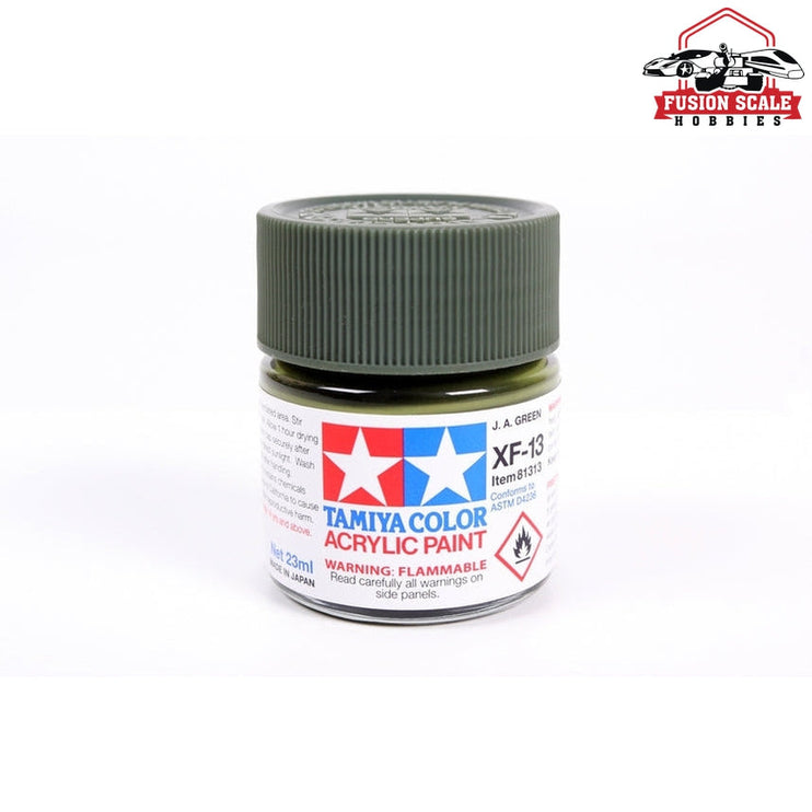 Tamiya Acrylic XF-13 J.A. Green 23ml Bottle Model Parts Warehouse