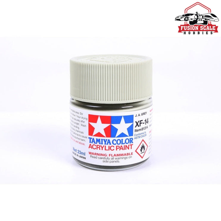 Tamiya Acrylic XF-14 J.A. Grey 23ml Bottle Model Parts Warehouse