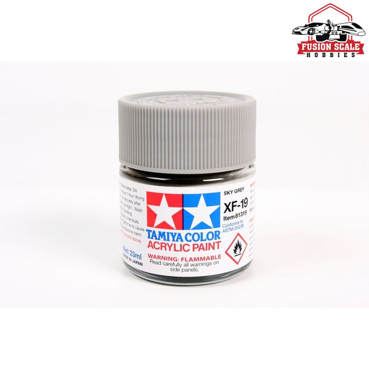 Tamiya Acrylic XF-19 Sky Grey 23ml Bottle Model Parts Warehouse