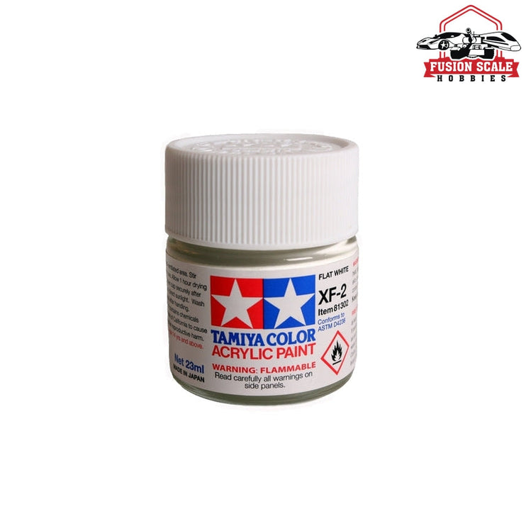 Tamiya Acrylic XF-2 Flat White 23ml Bottle Model Parts Warehouse