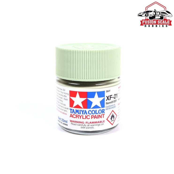 Tamiya Acrylic XF-21 Sky 23ml Bottle Model Parts Warehouse