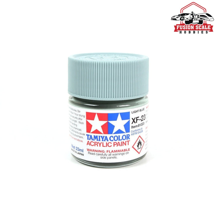 Tamiya Acrylic XF-23 Light Blue 23ml Bottle Model Parts Warehouse