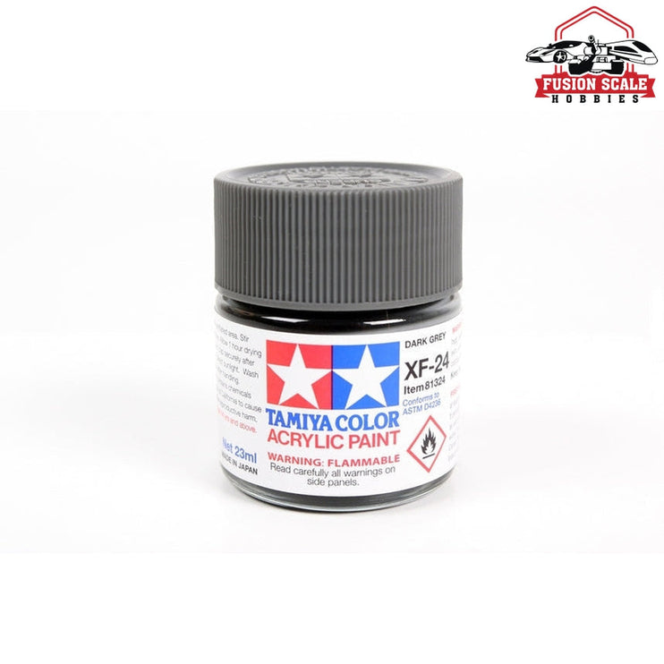 Tamiya Acrylic XF-24 Dark Grey 23ml Bottle Model Parts Warehouse