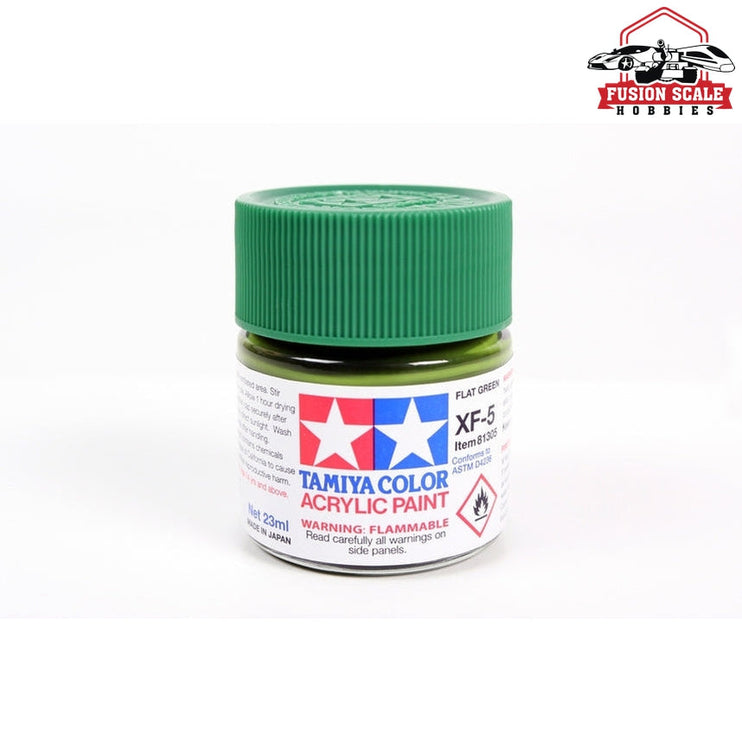 Tamiya Acrylic XF-5 Flat Green 23ml Bottle Model Parts Warehouse