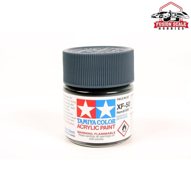 Tamiya Acrylic XF-50 Field Blue 23ml Bottle Model Parts Warehouse