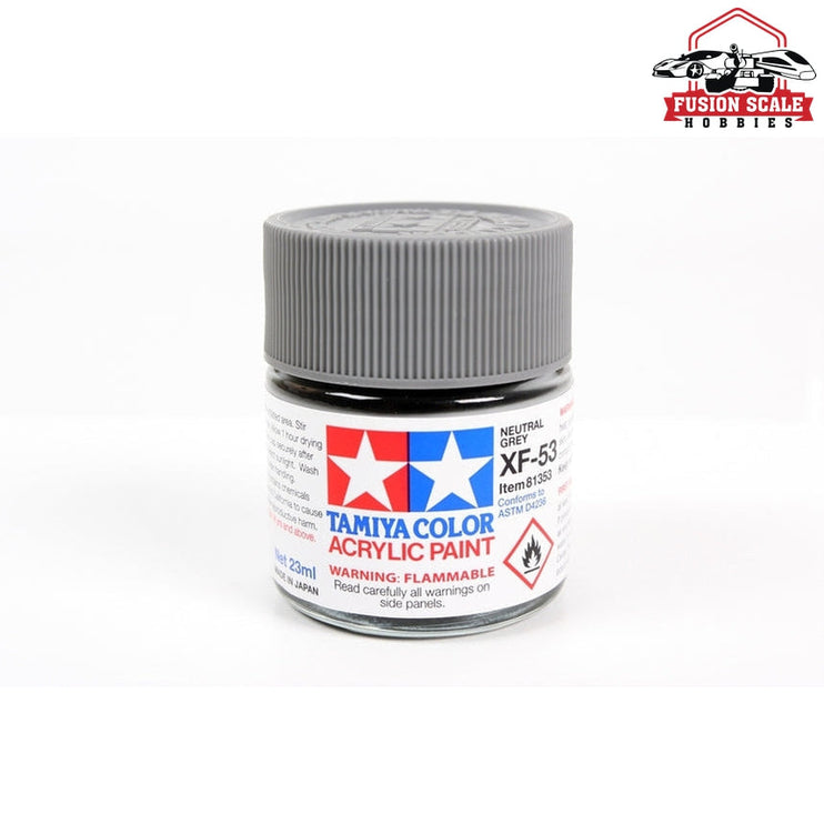 Tamiya Acrylic XF-53 Neutral Grey 23ml Bottle Model Parts Warehouse