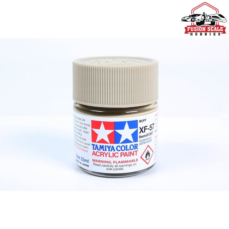 Tamiya Acrylic XF-57 Buff 23ml Bottle Model Parts Warehouse