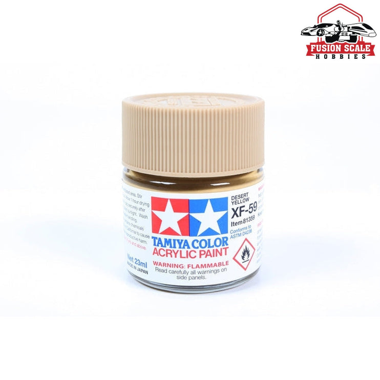 Tamiya Acrylic XF-59 Desert Yellow 23ml Bottle Model Parts Warehouse