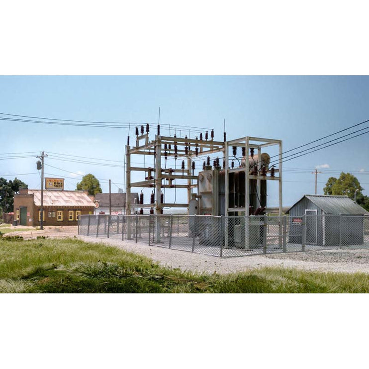 Woodland Scenics HO Scale Substation Built and Ready