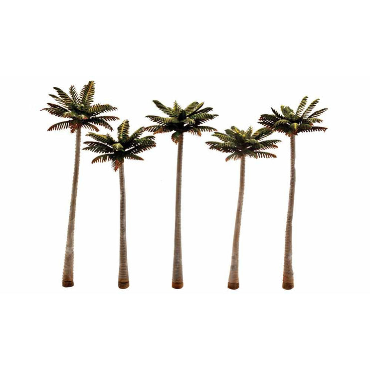 Woodland Scenics 4 .75''-5 .25'' Large Palm Trees 5/pkg Model Parts Warehouse