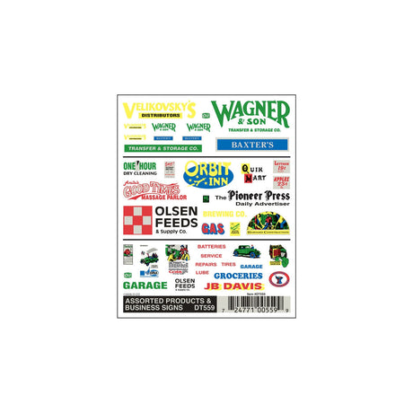 Woodland Scenics Assorted Products & Business Signs Model Parts Warehouse