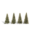 Woodland Scenics Blue Needle Trees 3.5'' - 5.5'' Model Parts Warehouse