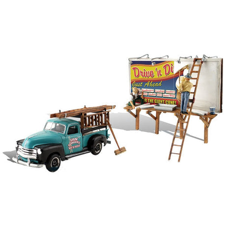 Woodland Scenics HO AutoScenes/Sign Slingers Model Parts Warehouse