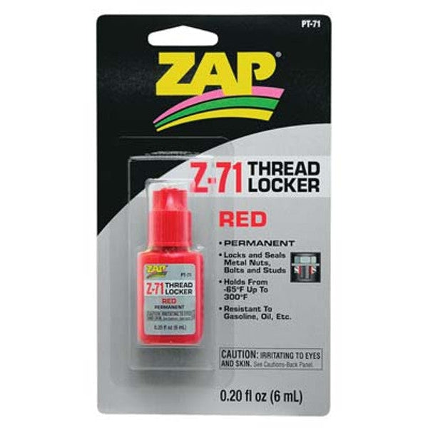 Zap  Red Thread Locker .20 oz