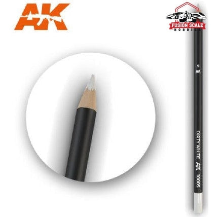 AK Interactive Weathering Pencil Set of 1 Dirty White - Fusion Scale Hobbies