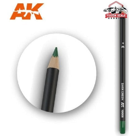 AK Interactive Weathering Pencil Set of 1 Dark Green - Fusion Scale Hobbies