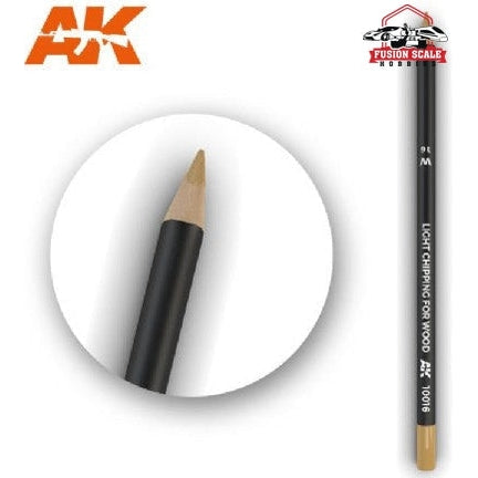 AK Interactive Weathering Pencil Set of 1 Light Chipping for Wood - Fusion Scale Hobbies