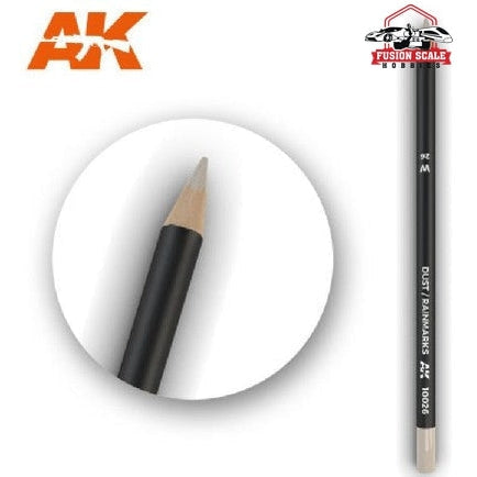 AK Interactive Weathering Pencil Set of 1 Dust/Rainmarks - Fusion Scale Hobbies
