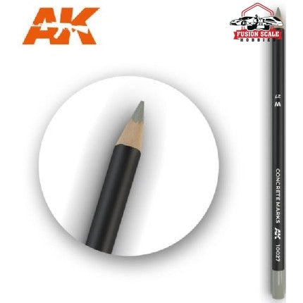 AK Interactive Weathering Pencil Set of 5 Concrete Markings - Fusion Scale Hobbies