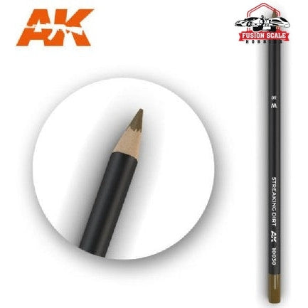 AK Interactive Weathering Pencil Set of 5 Streaking Dirt - Fusion Scale Hobbies