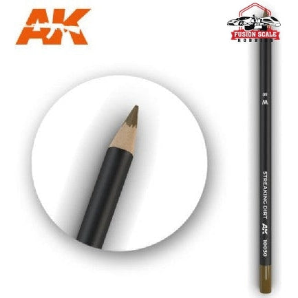 AK Interactive Weathering Pencil Set of 1 Streaking Dirt - Fusion Scale Hobbies