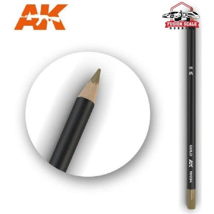 AK Interactive Weathering Pencil Set of 5 Gold - Fusion Scale Hobbies