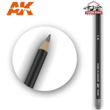 AK Interactive Weathering Pencil Set of 5 Dark Aluminium - Fusion Scale Hobbies
