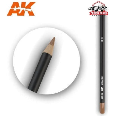 AK Interactive Weathering Pencil Set of 5 Copper - Fusion Scale Hobbies