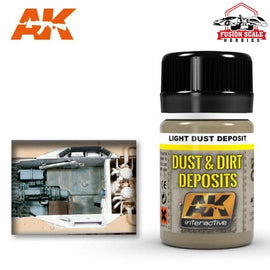 AK Interactive Dust & Deposit Light Dust Enamel Paint 35ml Bottle - Fusion Scale Hobbies