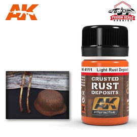AK Interactive Light Rust Crusted Deposits Enamel Paint 35ml Bottle - Fusion Scale Hobbies