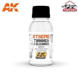 AK Interactive Xtreme Metal Cleaner 100ml Bottle - Fusion Scale Hobbies