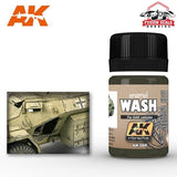 AK Interactive DAK Vehicle Wash Enamel Paint 35ml Bottle - Fusion Scale Hobbies