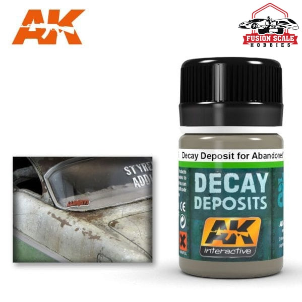 AK Interactive Decay Deposit for Abandoned Vehicles Enamel Paint 35ml Bottle - Fusion Scale Hobbies