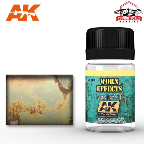AK Interactive Worn Effects Acrylic Paint 35ml Bottle - Fusion Scale Hobbies